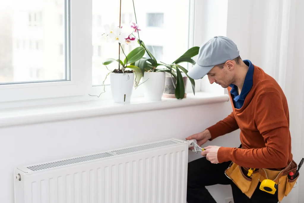 adjustment of heating radiator temperature